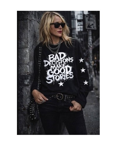 CAMISETA BAD DECISIONS NEGRA NOC THE BRAND
