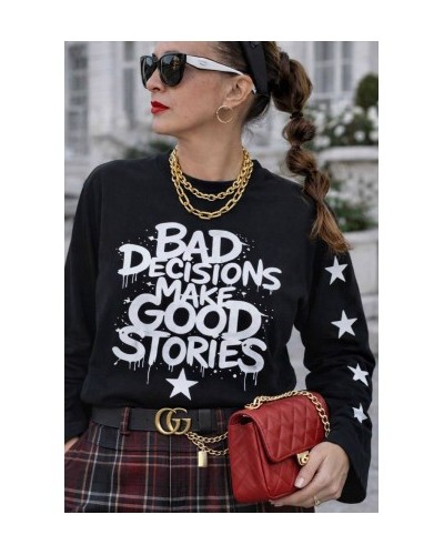 CAMISETA BAD DECISIONS NEGRA NOC THE BRAND