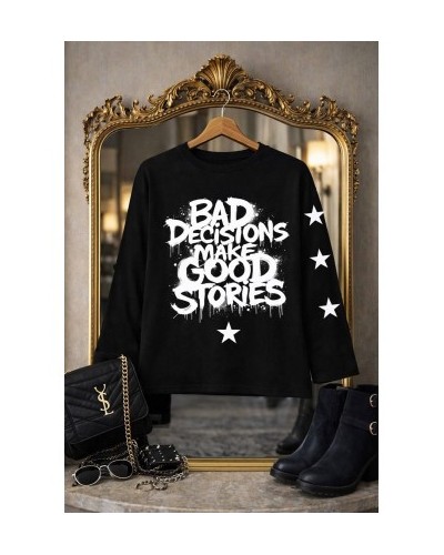CAMISETA BAD DECISIONS NEGRA NOC THE BRAND