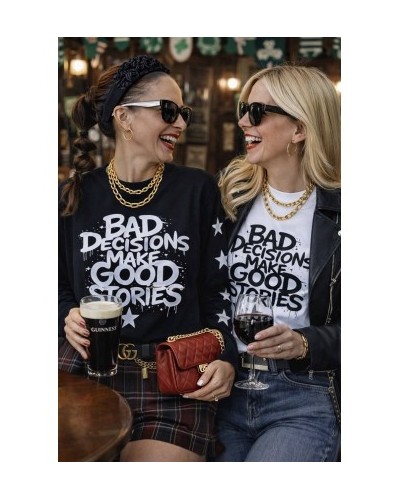 CAMISETA BAD DECISIONS NEGRA NOC THE BRAND