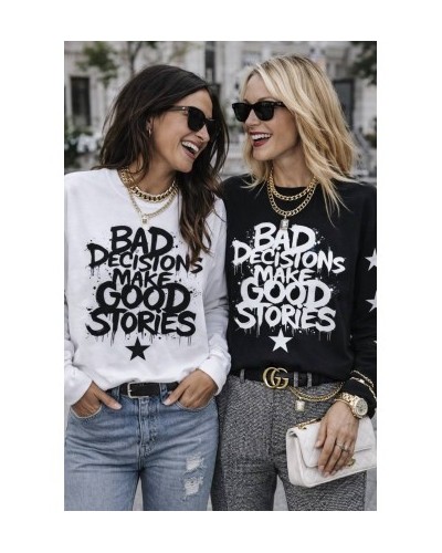 CAMISETA BLANCA BAD DECISIONS NOC THE BRAND
