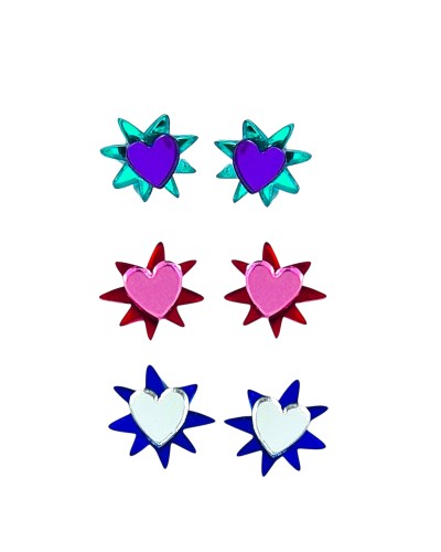 Pendientes Mini Explosión de Amor - 17 BY SARA