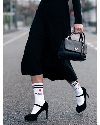 CALCETINES ME CALASTE HONDO BLANCO AIRE RETRO