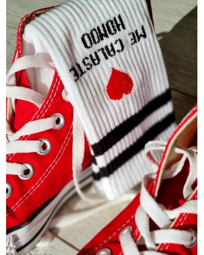 CALCETINES ME CALASTE HONDO BLANCO AIRE RETRO