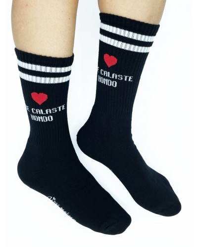 CALCETINES ME CALASTE HONDO NEGRO AIRE RETRO