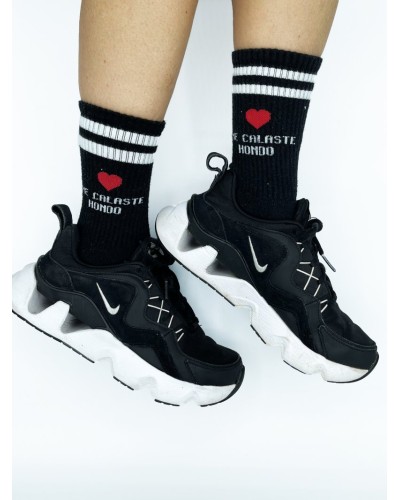 CALCETINES ME CALASTE HONDO NEGRO AIRE RETRO