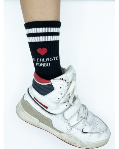 CALCETINES ME CALASTE HONDO NEGRO AIRE RETRO