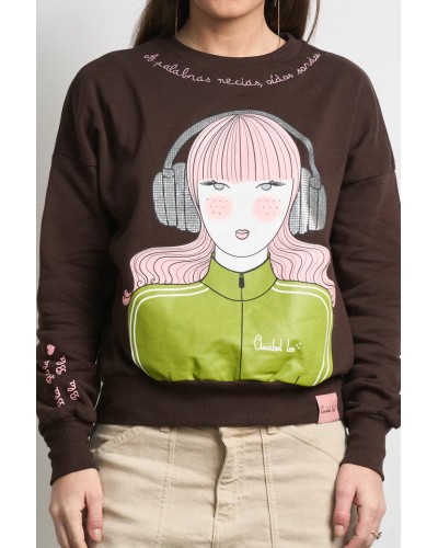 SUDADERA BLA BLA BLA ANABEL LEE