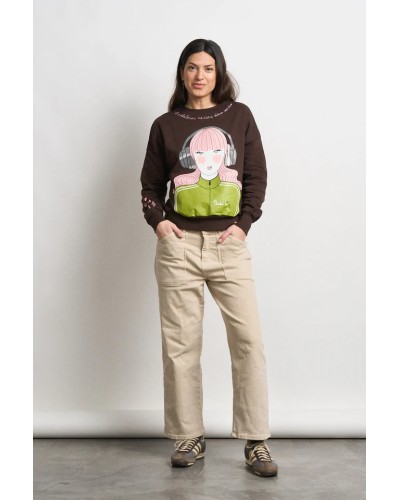 SUDADERA BLA BLA BLA ANABEL LEE