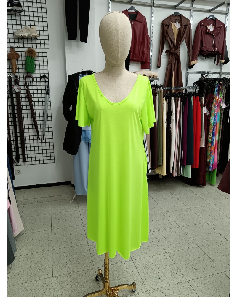 VESTIDO BOLSILLOS FLUOR
