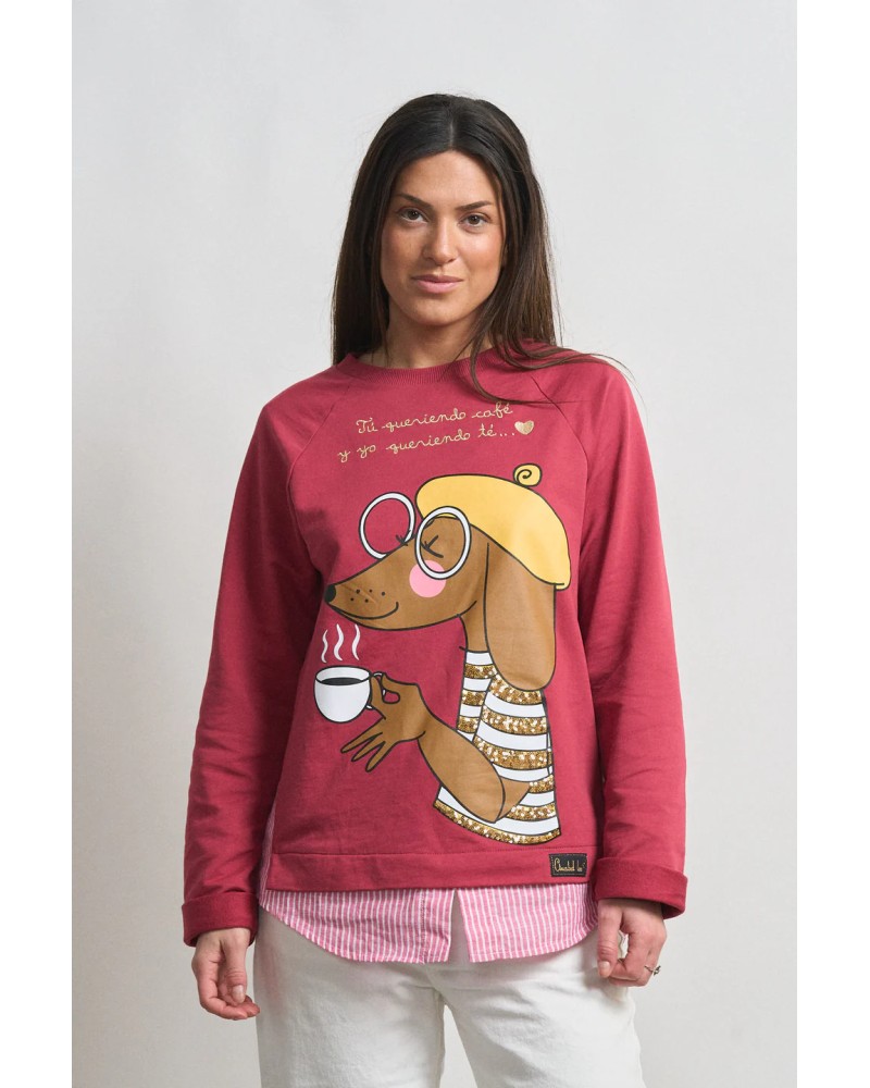 SUDADERA CAFÉ ANABEL LEE