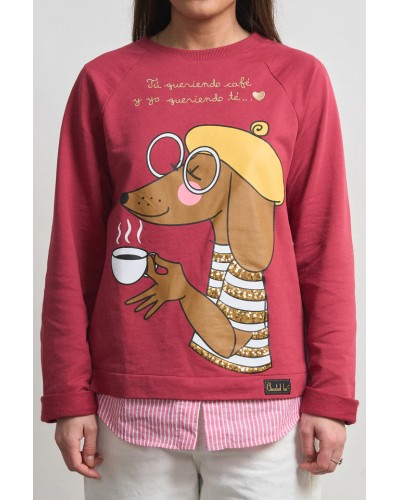 SUDADERA CAFÉ ANABEL LEE