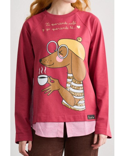 SUDADERA CAFÉ ANABEL LEE