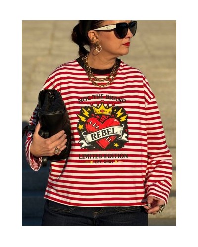 CAMISETA OVER ILD HEART NOC THE BRAND