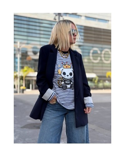 CAMISETA OVER ROYAL DOG NOC THE BRAND