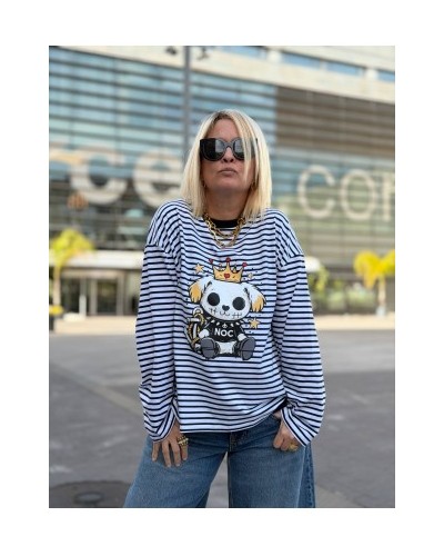 CAMISETA OVER ROYAL DOG NOC THE BRAND