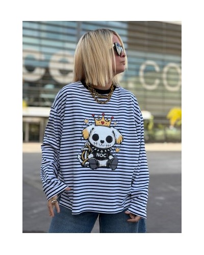 CAMISETA OVER ROYAL DOG NOC THE BRAND