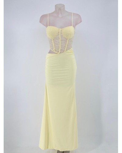 VESTIDO ENCAJE ROSÉ