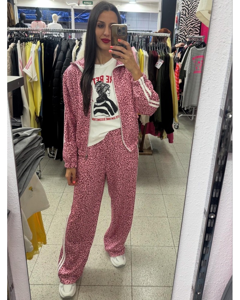 CONJUNTO INSIPIRACION ADI ANIMAL PRINT ROSA