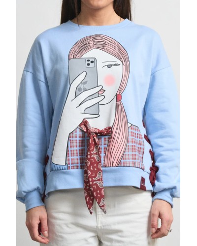 SUDADERA SELFIE ANABEL LEE