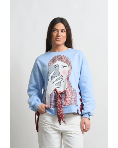 SUDADERA SELFIE ANABEL LEE