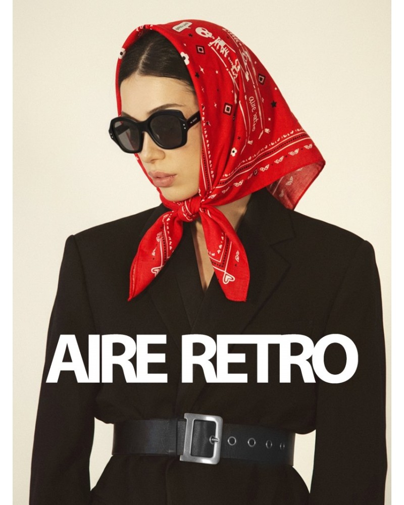 PAÑUELO BANDANA ROJO AIRE RETRO