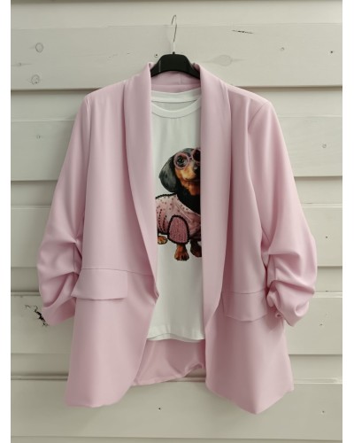 BLAZER BÁSICA ROSA