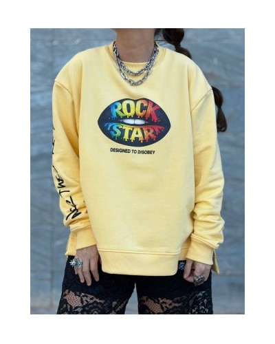 SUDADERA OVER LIPS NOC THE BRAND