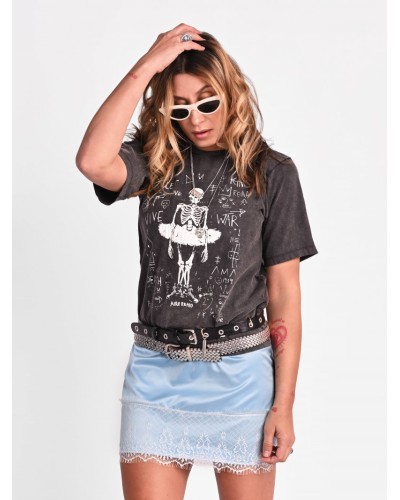 Camiseta Fade Out Ballet Aire Retro | Look Bohemio & Rock - Pensando en Ti