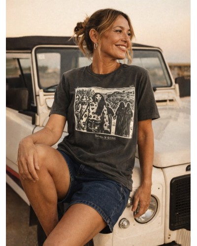 Camiseta Fade Out Eivissa Aire Retro | Espíritu Isla - Pensando en Ti