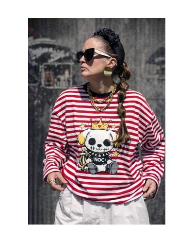 Camiseta roja oversize Royal Dog NOC The Brand | Moda urbana con estilo