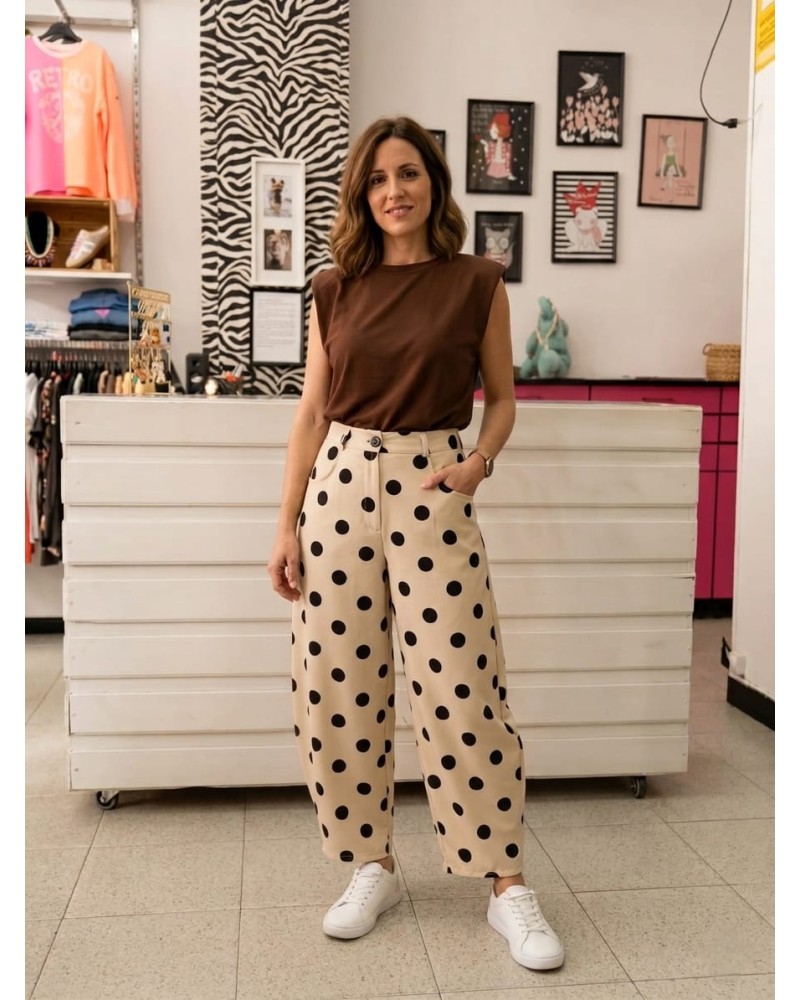 Pantalón Lola Ballon Mujer | Silueta Globo Chic | Pensando en Ti Shop