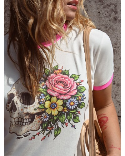 Vestido Catrina Aire Retro - Negro con Estampado | Pensando en ti shop