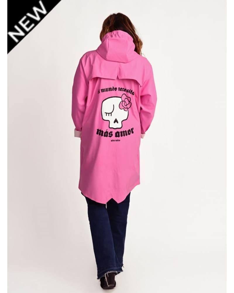 CHUBASQUERO "AMA" ROSA AIRE RETRO