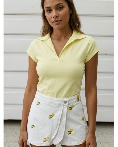 FALDA PANTALÓN BLONDA LIMÓN