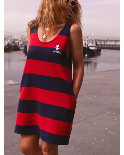 VESTIDO TIPO PICHI "CALAVERA" AIRE RETRO