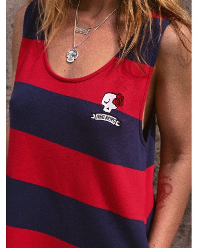 VESTIDO TIPO PICHI "CALAVERA" AIRE RETRO