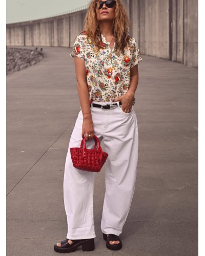 CAMISA "AGNES" AIRE RETRO