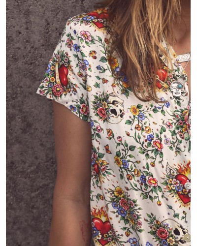 CAMISA "AGNES" AIRE RETRO