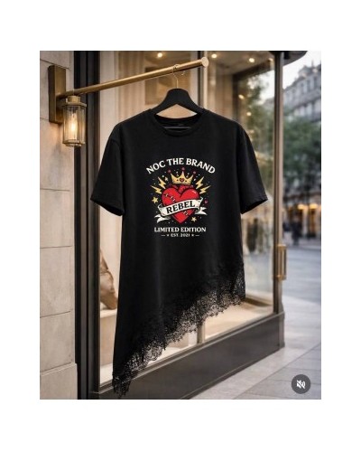 CAMISETA REBEL ASYMMETRIC NOC THE BRAND
