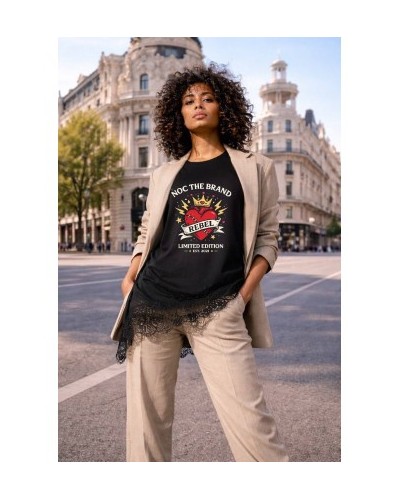 CAMISETA REBEL ASYMMETRIC NOC THE BRAND