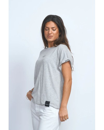 CAMISETA BÁSICA GRIS ANABEL LEE