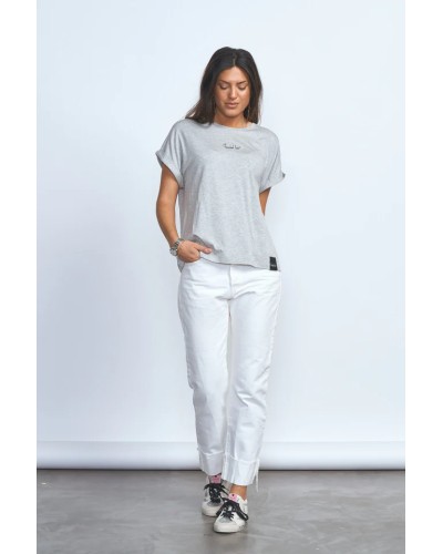 CAMISETA BÁSICA GRIS ANABEL LEE