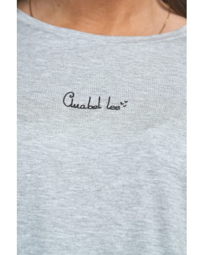 CAMISETA BÁSICA GRIS ANABEL LEE