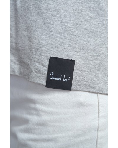 CAMISETA BÁSICA GRIS ANABEL LEE