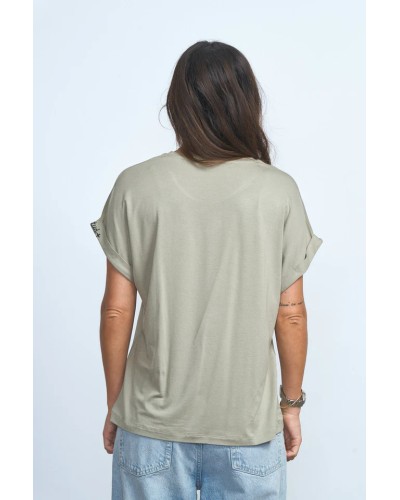 CAMISETA BÁSICA VERDE ANABEL LEE