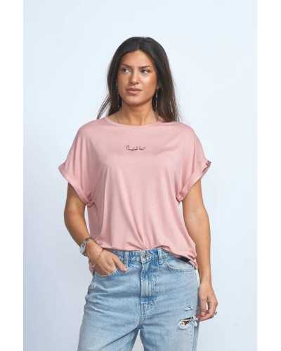 CAMISETA BÁSICA ROSA ANABEL LEE