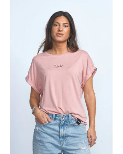 CAMISETA BÁSICA ROSA ANABEL LEE