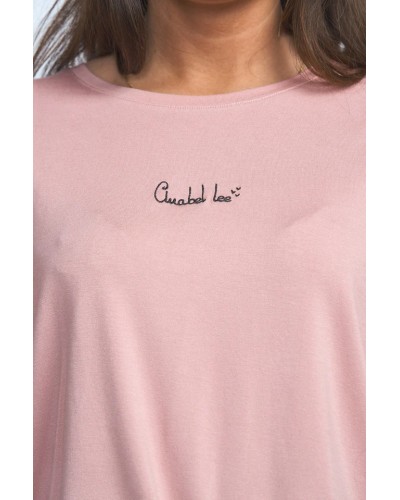 CAMISETA BÁSICA ROSA ANABEL LEE