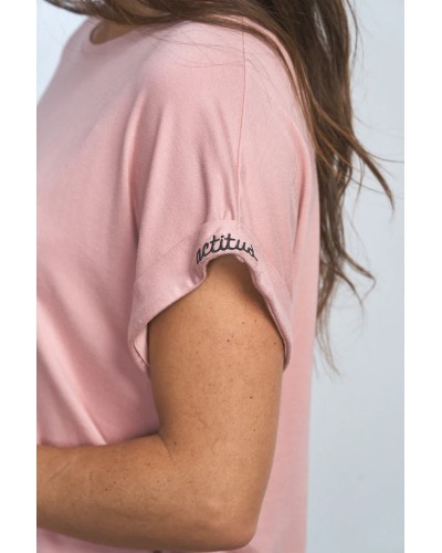 CAMISETA BÁSICA ROSA ANABEL LEE
